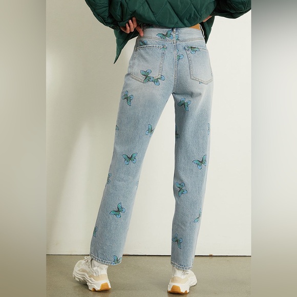 Pacsun Eco Butterfly Print Dad Jeans - Picture 4 of 5